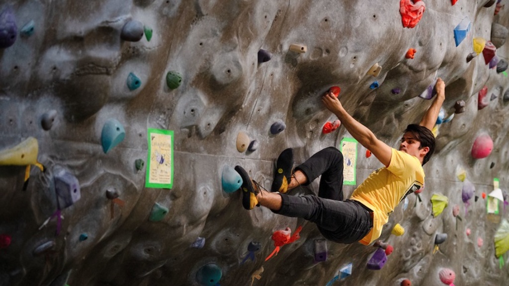 Rock climbing at the CRWC